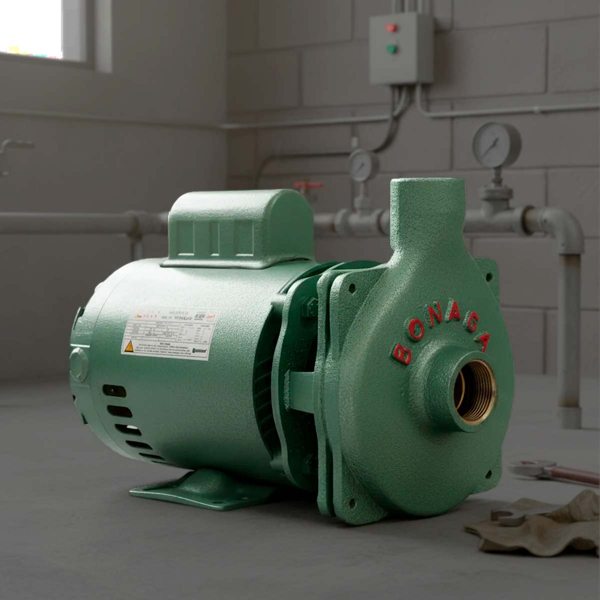 Bomba Centrifuga 1/2 HP 1 1/4 X 1 Pulg Monofásica 12/60 IB