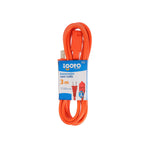 Extension Uso Rudo Naranja Exterior 16Awg 3M