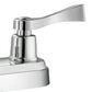 Mezcladora Para Lavabo Cuello Flexible De Acero Inoxidable Con Cubierta Y Manerales ABS Cromado Roalflux