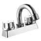 Mezcladora Lavabo 4 Pulgadas Cuerpo Acero Inoxidable 36-ARES Roalflux