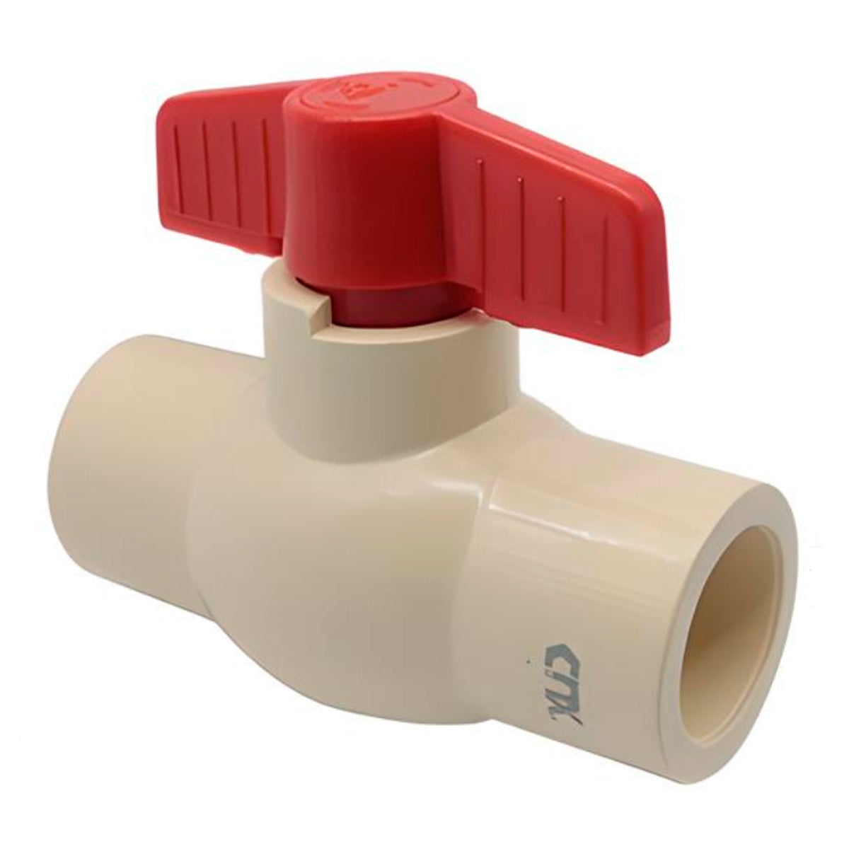 Valvula Esferica De 3/4 Pulg CPVC C/ Palanca Para Cementar