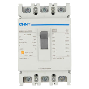 Interruptor Termomagnetico Caja Moldeada NM1 3 Polos 250A Chint CHINT Ferreabasto