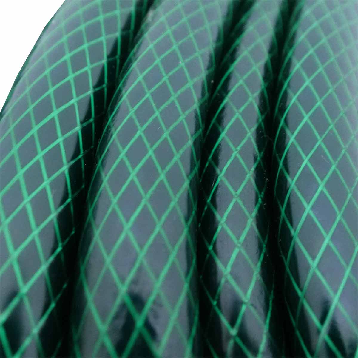 Manguera Para Jardín 1/2 3 Capas Pvc Rollo 100m Tramada Verde