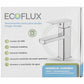 Mezcladora Monomando Para Lavabo Sin Chapeton Acabado Cromo Roalflux