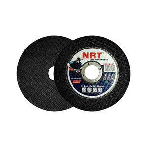 PACK 100 PZS DISCO DE CORTE DE METAL Y ACERO INOXIDABLE 4 1/2” (115MM) X 1.2MM X 7/8” (22MM) NRT