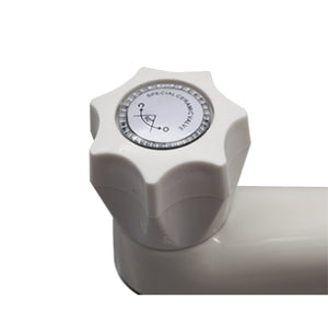 Llave Mezcladora Monomando Para Lavabo 1/2 Pulg Blanco