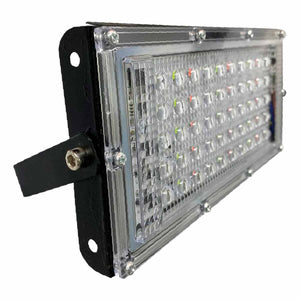 Lampara Led Reflector RGB 50W Multicolor Con Control