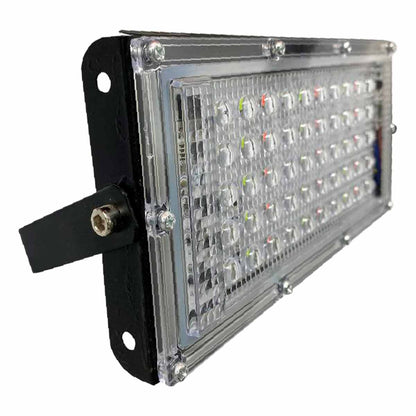 Lampara Led Reflector RGB 50W Multicolor Con Control