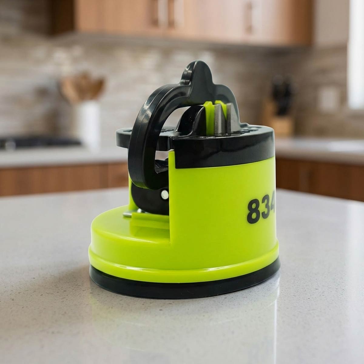 Afilador De Cuchillos Y Navajas Cocina De Acero Con Ventosa