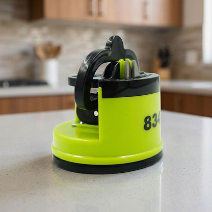 Afilador De Cuchillos Y Navajas Cocina De Acero Con Ventosa