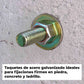 Bolsa Con 10 Pzs Taquete Expansivo C/ Tornillo 1/4Pulg Acero