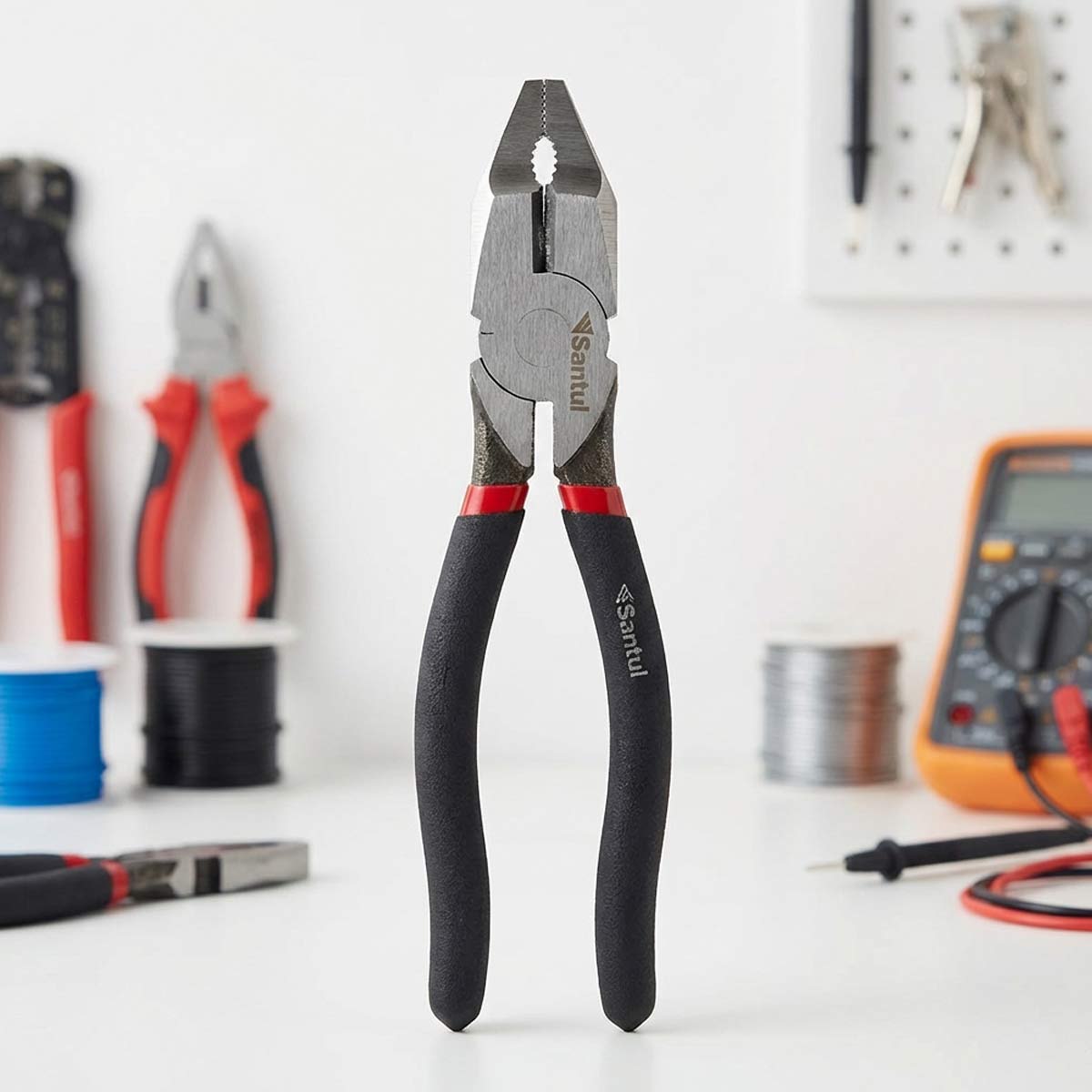 Pinzas Para Electricista 9 Pulgadas Uso Rudo Profesional Acero