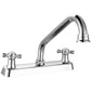 Mezcladora Fregadero 8" Con Cubierta Y Manerales ABS Con Cuerpo Acero Inoxidable Roalflux