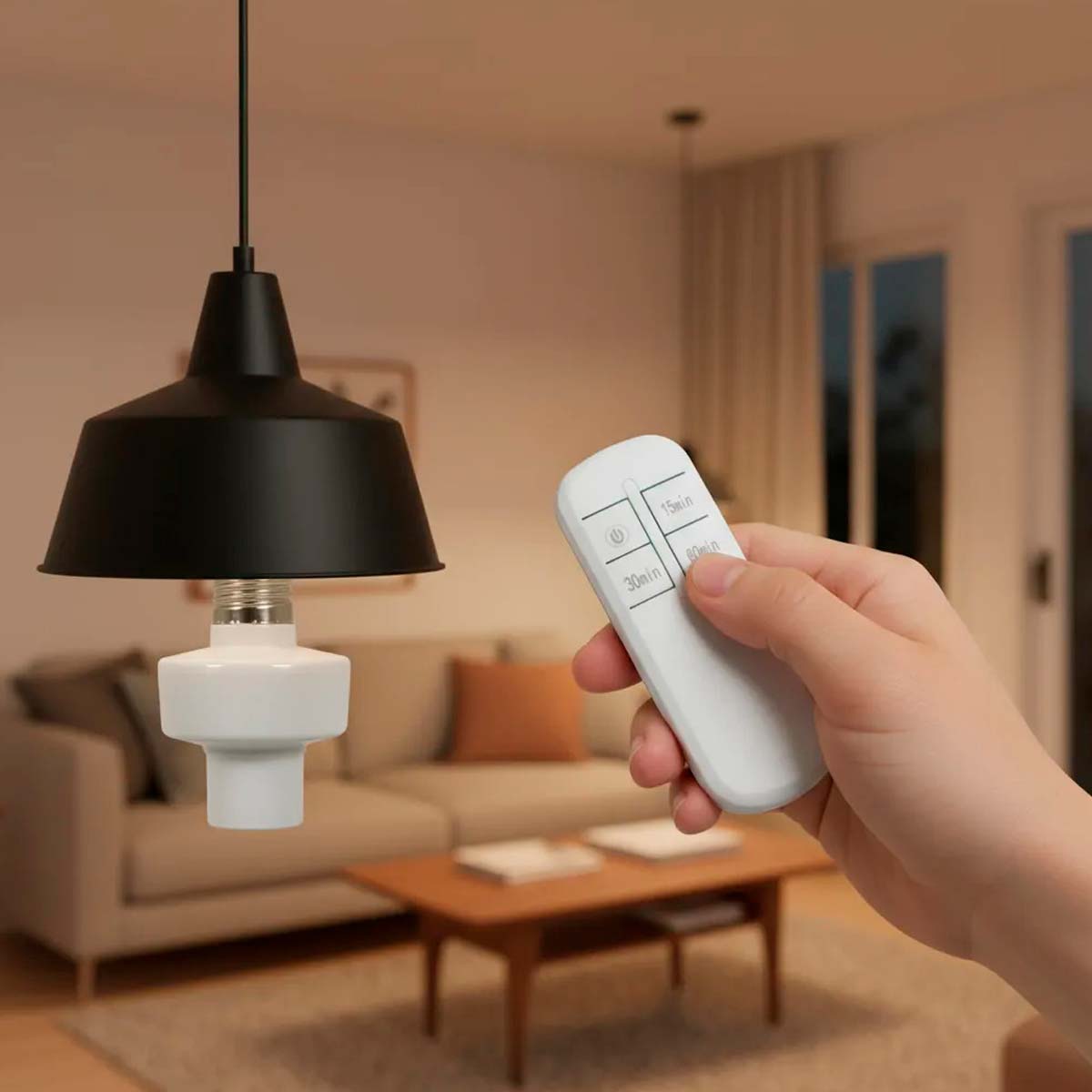 Socket Para Foco Con Control Remoto Inteligente E27