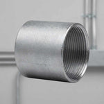 Cople De Acero Galvanizado Para Tubo Rigido 3/4 Pulgadas