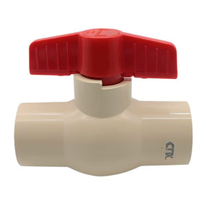 Valvula Esferica De 3/4 Pulg CPVC C/ Palanca Para Cementar