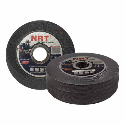 PACK 25 PZS DISCO DE CORTE DE METAL Y ACERO INOXIDABLE 4 1/2” (115MM) X 1.0MM X 7/8” (22MM) NRT