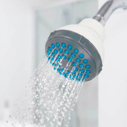 Regadera Con Sistema Antisarro Acabado Blanco Roalflux