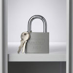 Candado De Hierro 63mm Gancho Corto Seguridad 3 Llaves