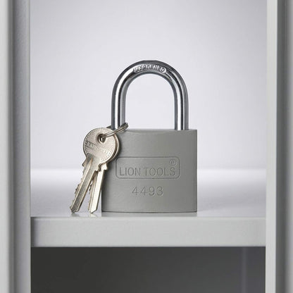 Candado De Hierro 63mm Gancho Corto Seguridad 3 Llaves