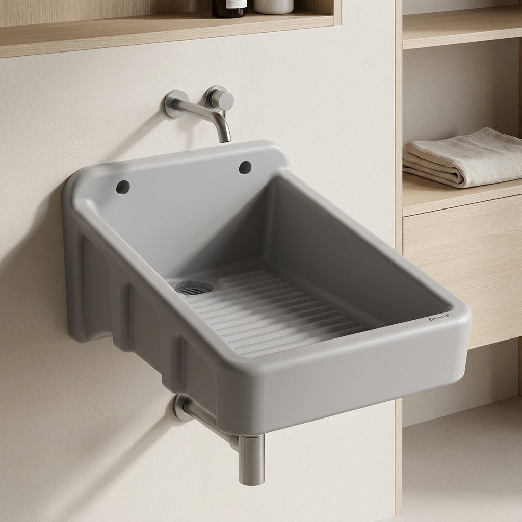 LAVADERO SIN PILETA COLOR GRIS 43.3 X 64.5 CM FLEXIMATIC FLEXIMATIC SA DE CV Ferreabasto