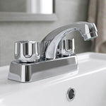 Mezcladora Cromada Fontanery Para Lavabo Maneral Redondo