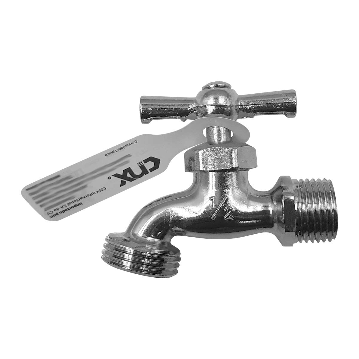 Llave De Nariz Cromada 1/2 Para Manguera Jardin CNX VNC13E CNX Ferreabasto