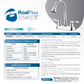 Mezcladora Para Lavabo Cuello Flexible De Acero Inoxidable Con Cubierta Y Manerales ABS Cromado Roalflux