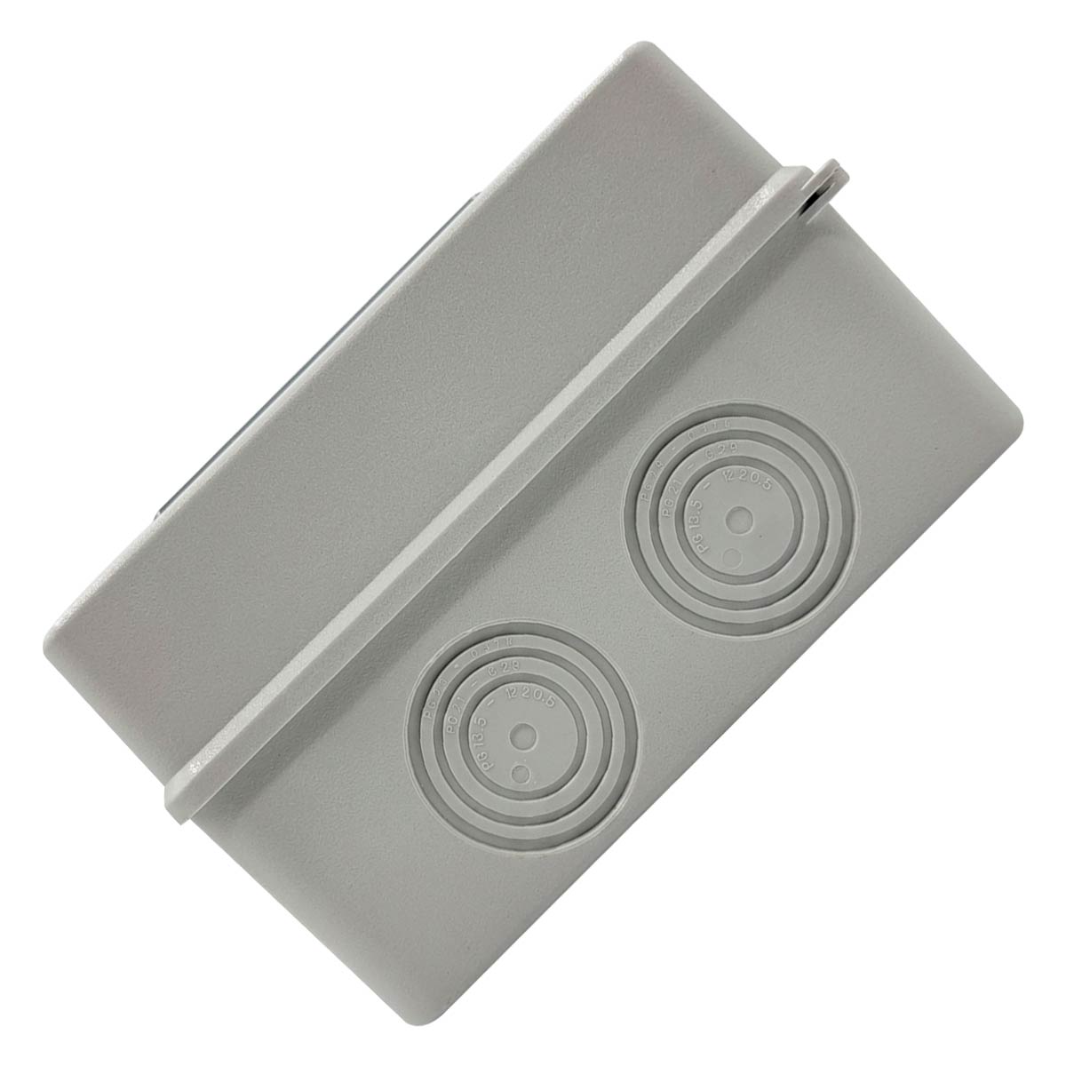 Caja Sobreponer Riel Policarbonato 6-8 Ventanas 240V 100A 60Hz
