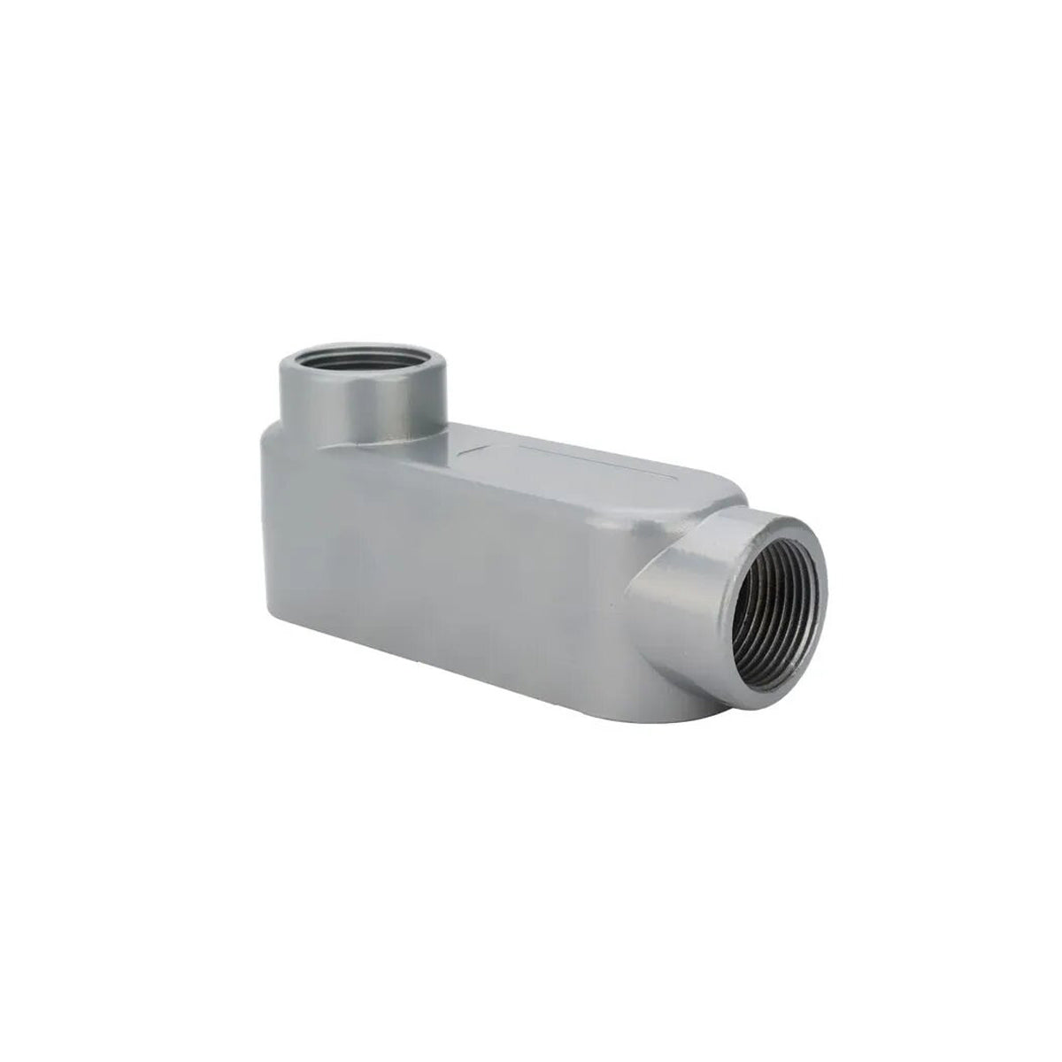 Condulet Tipo LB De Aluminio De 1/2 Pulg Gris Argos