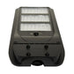 Luminario Led Solar Suburbana Exterior 100W Luz Fria Negro