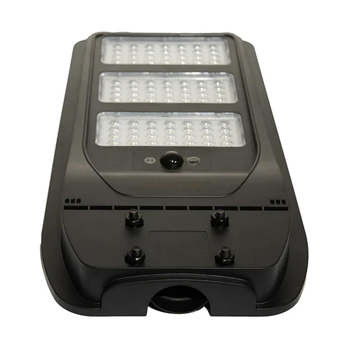 Luminario Led Solar Suburbana Exterior 100W Luz Fria Negro