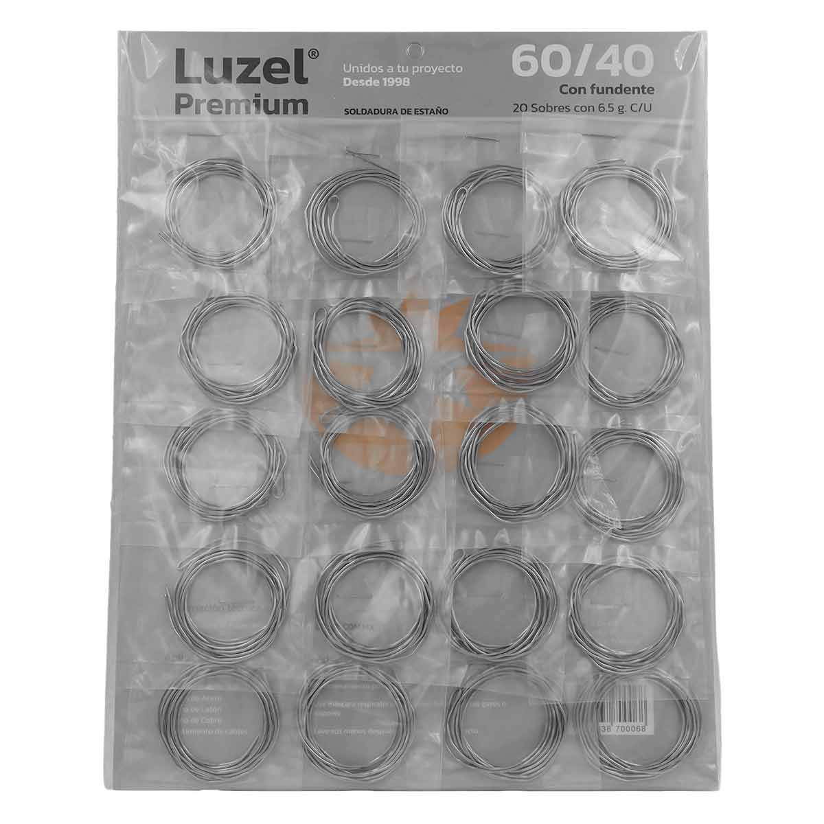 Cartera Blíster Soldadura Solida Con 20 Sobres De 6.5Gr C/U