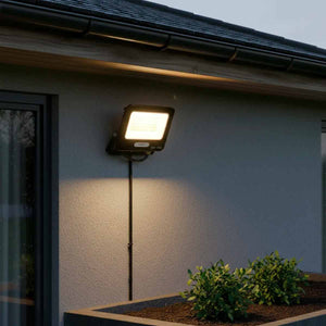 Lampara Reflector Led Exterior 30W 6500K Luz De Dia Negro