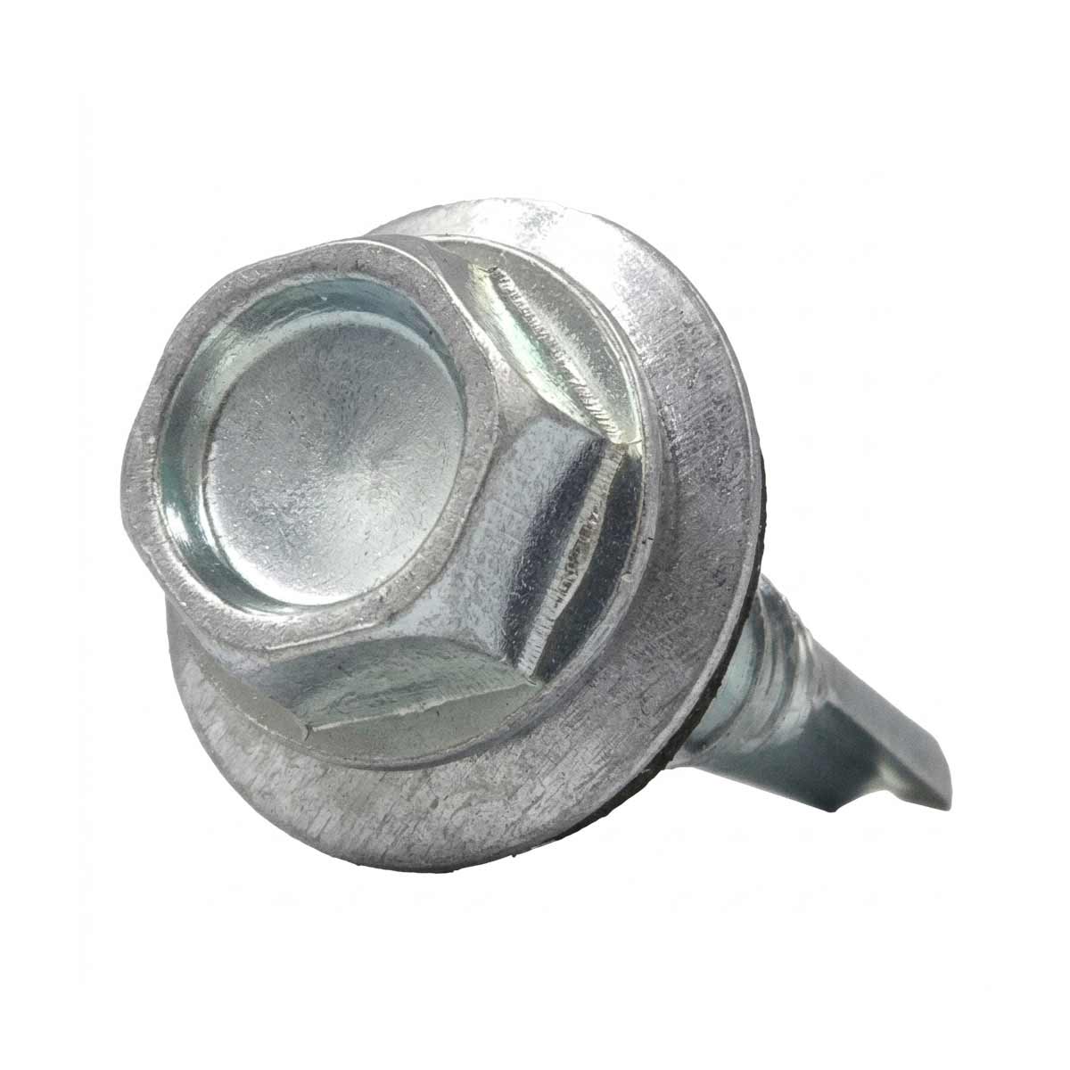 Bolsa Con 25 Pijas Cabeza Hexagonal Punta Broca 1 1/2" Con Rondana