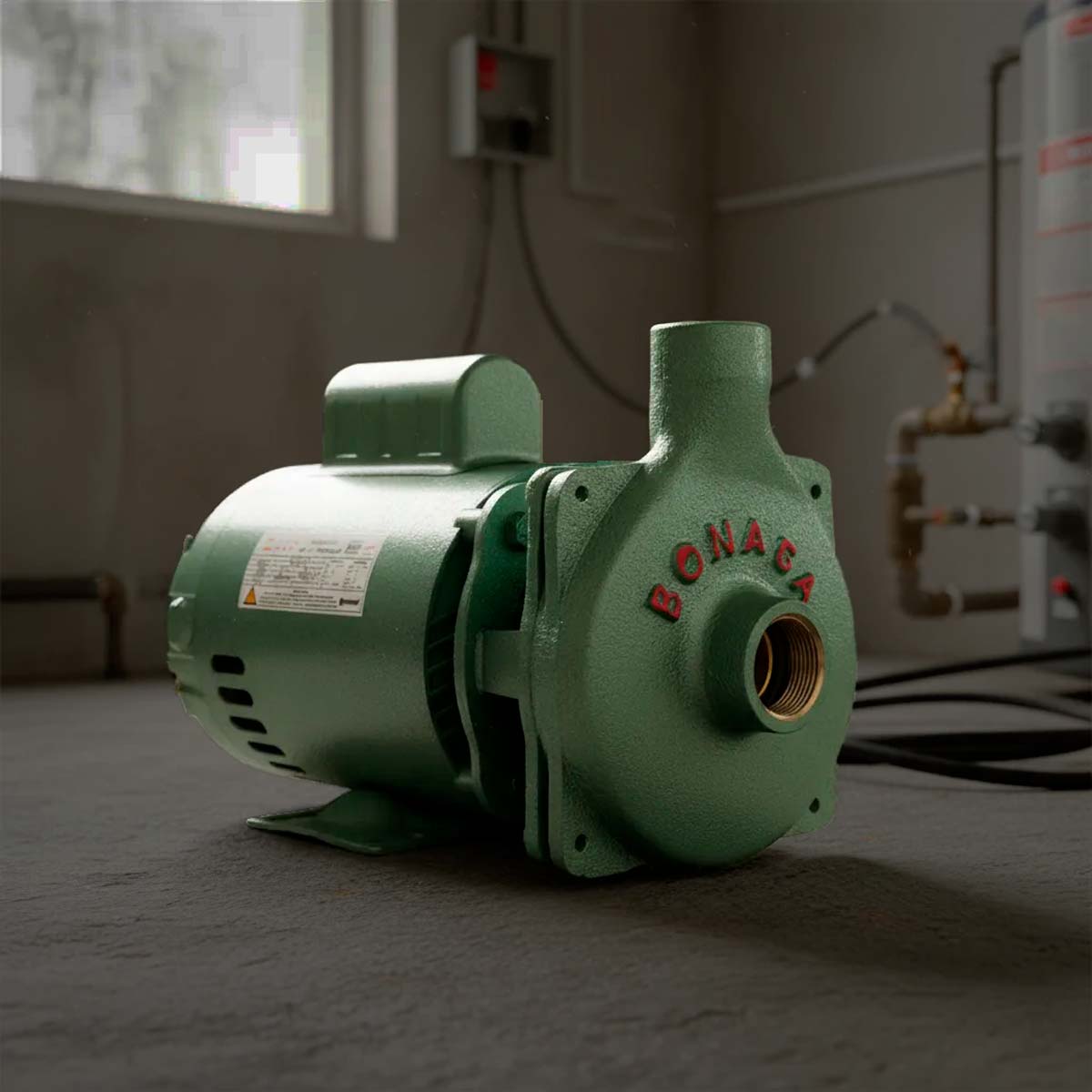 Bomba Agua Centrifuga Impulsor De Bronce 2Hp 20/60 IB Bonasa