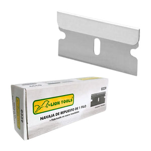 Navaja Industrial Repuesto De 1 Filo Acero Inox 100 Piezas
