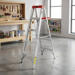 ESCALERA DE TIJERA DE ALUMINIO TIPO III 4 ESCALONES 1.54M BYP BYP Ferreabasto