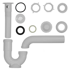 Trampa Cespol Con Registro Para Lavabo Fregadero Con Tapon