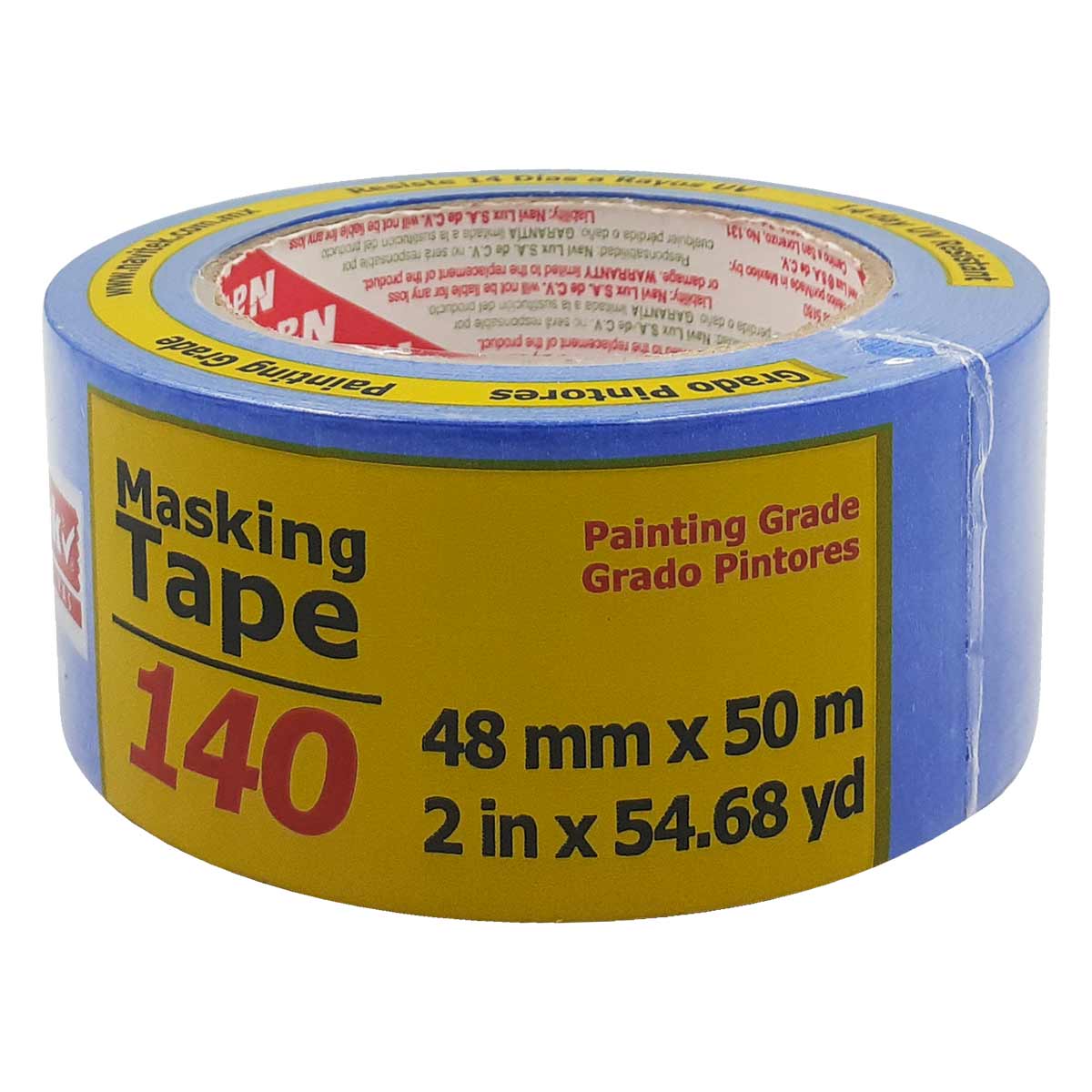 Masking Tape Azul 14 Dias Navitek 140 Para Pintar 48mm x 50m NAVITEK Ferreabasto