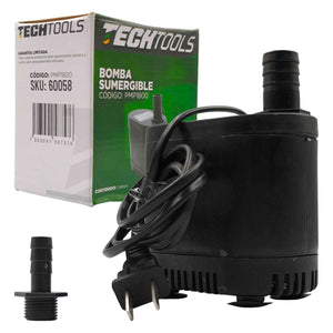 Bomba De Agua Sumergible 45W 1800l/h Fuente Acuario Pecera