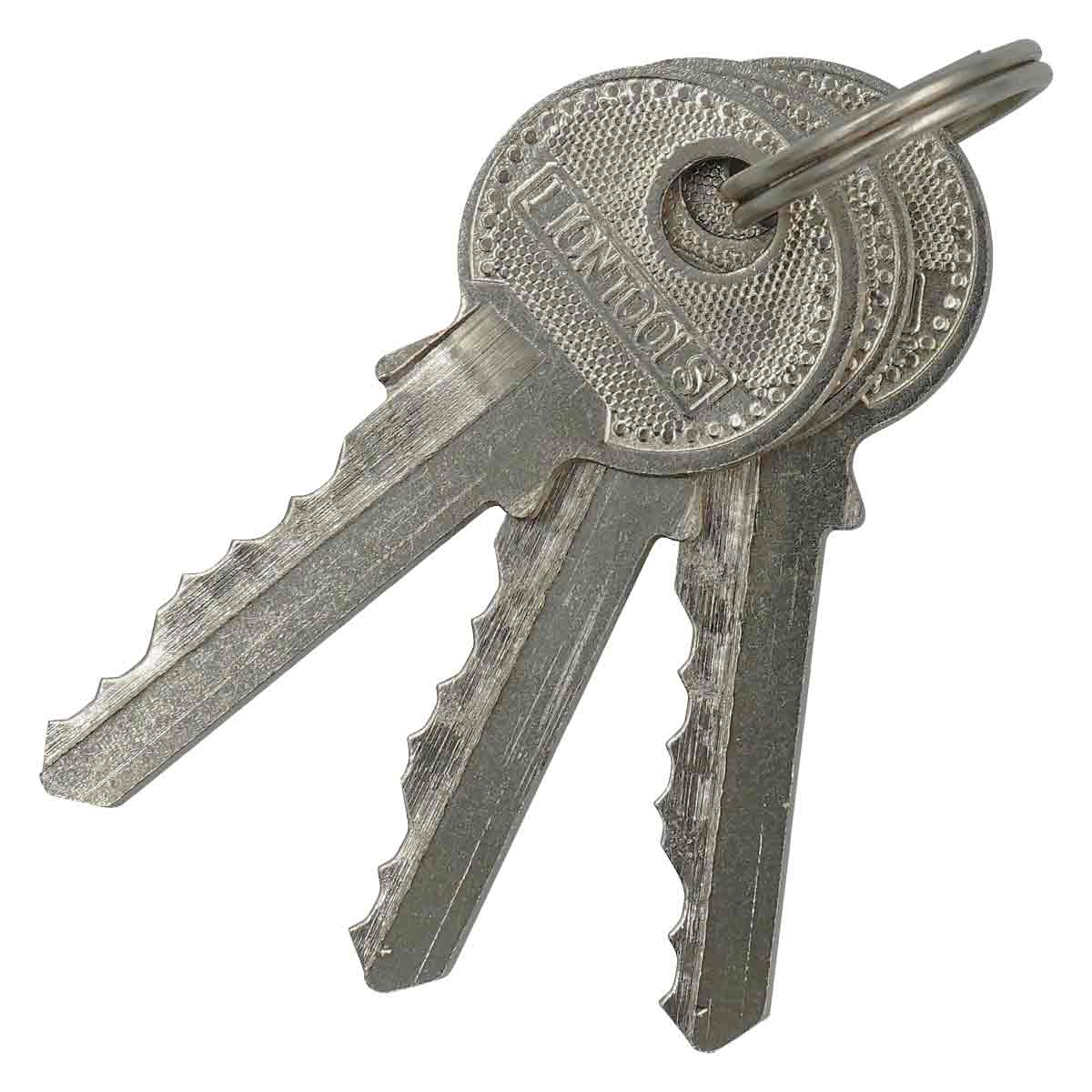 Candado De Hierro 63mm Gancho Corto Seguridad 3 Llaves