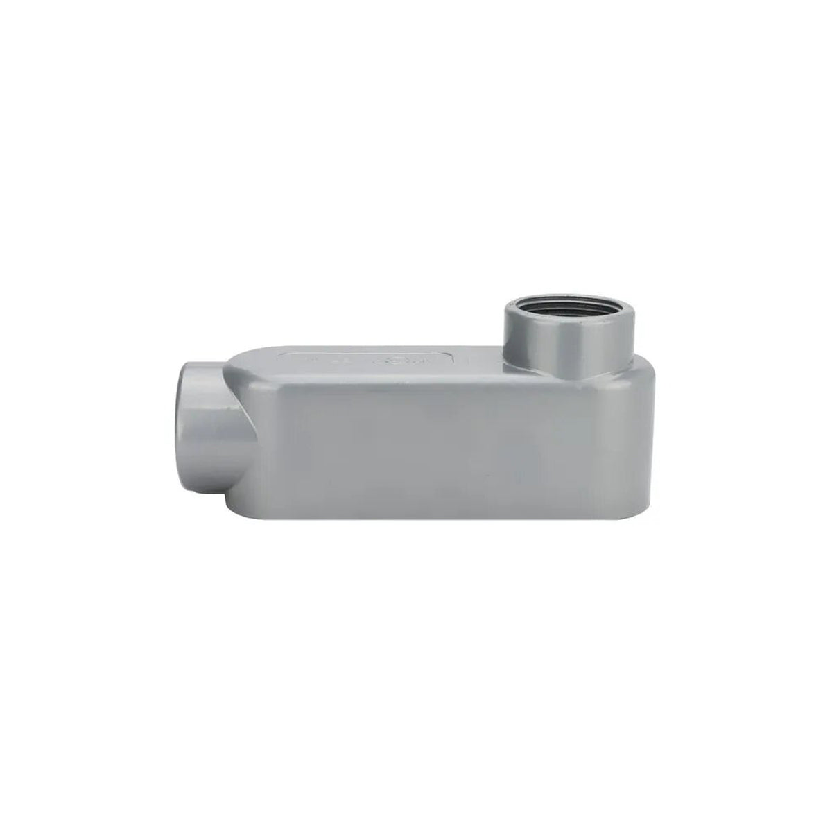 Condulet Tipo LB De Aluminio De 1/2 Pulg Gris Argos