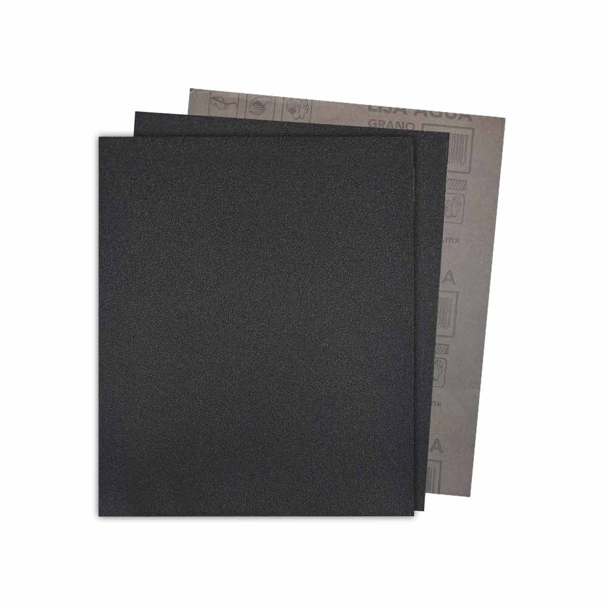 25 Pzs Lija De Agua 9X11 Pulgadas Grano 400 BYP BYP Ferreabasto