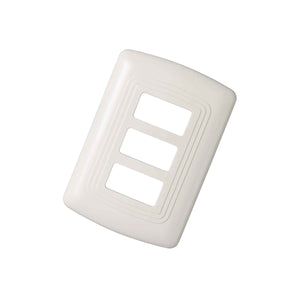Placa Abs Color Marfil Tipo Venecia 3 Ventanas