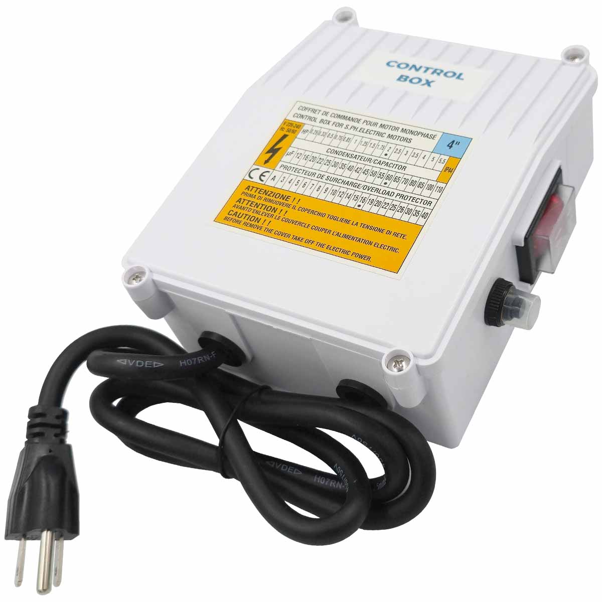 Bomba Sumergible Monofásica YY7902 2HP 220V Control Bonasa BONASA Ferreabasto