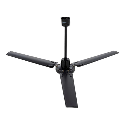 Ventilador De Techo 56 Pulg 70W Industrial Metalico Negro Igoto