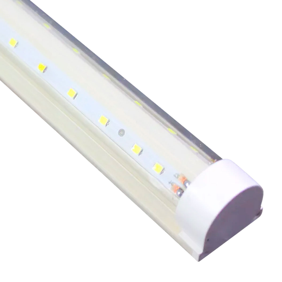 Tubo Led Base Plastico Doble Tira 36W 1.2M Para Techo WANERGY Ferreabasto