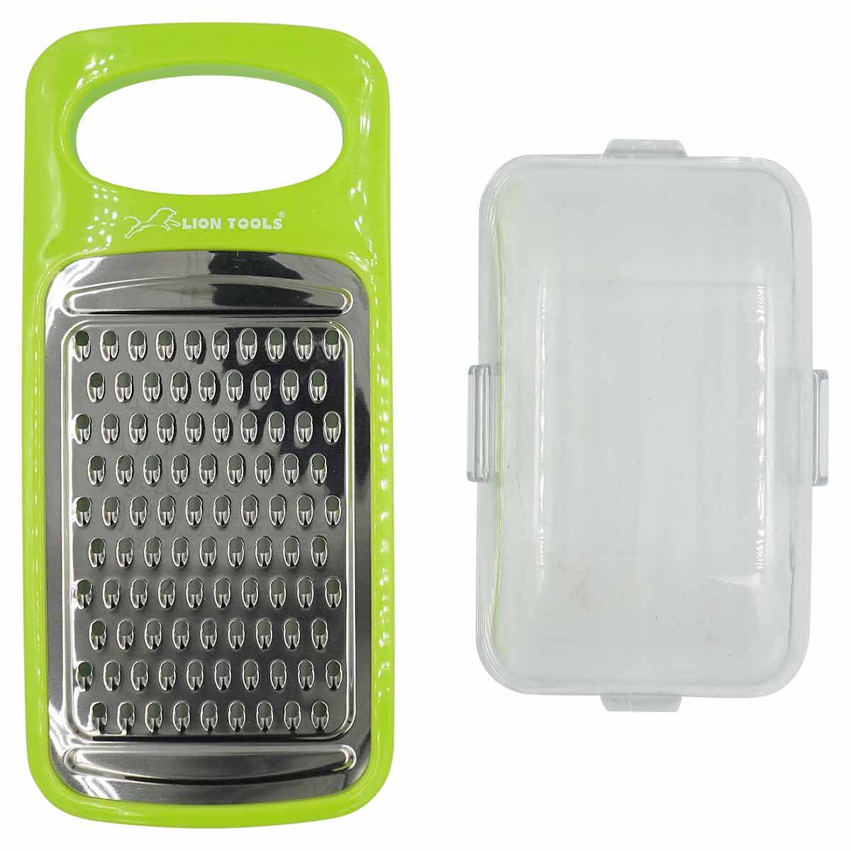 Rallador Con Recipiente De Acero Inoxidable Cocina 17Cm