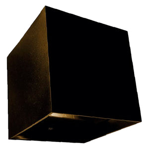 Arbotante Luminario Exterior Led 12W Cuadrado Luz Calida